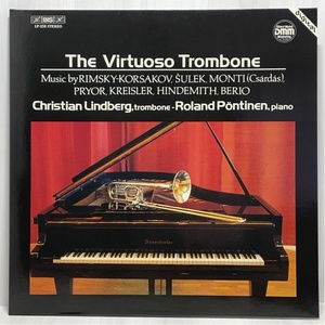 西独BIS 長岡鉄男氏 推薦レーベル LP-258 クリスチャン・リンドベルイ The Virtuoso Trombone トロンボーン 洗浄済 LP