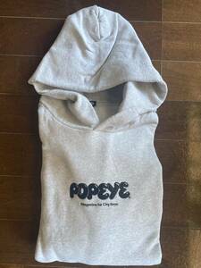 POPEYE Logo Hoodie 刺繍ロゴ XL