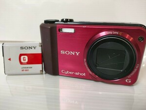 【外観美品】SONY ソニー コンパクトデジタルカメラ Cyber-shot DSC-HX7V レッド