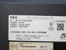 （中古） NEC VN370/E キーボート・ACアダプタ付_画像7