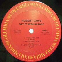 ３枚で送料無料【米Columbia】Hubert Laws/Say It With Silence_画像2
