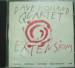 CD３枚以上で送料無料【米ECM】Dave Holland/Extensions (Steve Coleman, Kevin Eubanks, Marvin Smitty Smith)