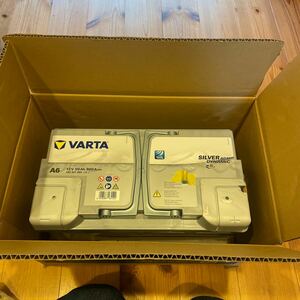  unused goods breaking the seal after temporary join only VARTA SILVER Dyamic AGM A6 ( old product number F21) 580 901 080 Sagawa Express 100 size postage payment on delivery 