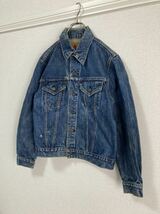 70s Levis リーバイス 70505 スモールe デニムジャケット ビンテージ USA製 ペンキ飛び サイズ40☆60s 50s BIGE 557 507 3rd 1st XX 大戦_画像10