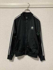 【1円スタート！】adidas アディダス ジャージ トラックジャケット ATP型 黒 ブラック サイズM☆90s サチモス デサント ビンテージ 