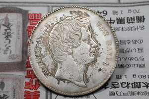 X17 1827年 ドイツ GERMANY 銀貨 直径 約38.53㎜ 重量:約26.9g