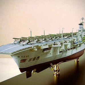 Merit International 1/350 HMS Aircraft Carrier Ark Royal SE3509 Tetra ModeWorks Detail up specificationsCase included の画像3