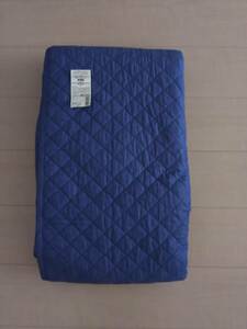 ** Muji Ryohin *MUJI* хлопок Denim стеганое полотно много для ткань | голубой 220cm×260cm* не использовался **