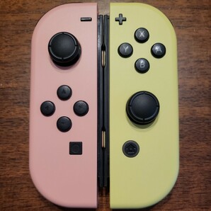 Nintendo Switch　ジョイコン　動作確認済　パステルピンク/パステルイエロー　カスタム品