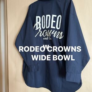 新品未使用　RODEO CROWNS WIDE BOWL ロゴミリタリーシャツ