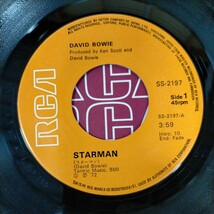 DAVID BOWIE デビッド・ボウイー STARMAN スターマン EP 7インチ◎中古/未清掃/再生未確認/ノークレームで/歌詞スレ少汚れ/盤面少キズスレ_画像4