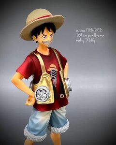 リペイント ワンピース FILM RED モンキー・D・ルフィ フィギュア onepiece DXF the grandline men グラメン 一番くじ