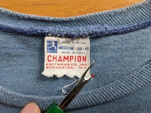 60s usa製　ランタグ Champion カレッジ Tシャツ　vintage　ヴィンテージ ビンテージ　フェード　スウェット　リバースウィーブ　トリコ