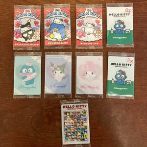 サンリオキャラクターズ ウエハース ５ハローキティ マイメロディ タキシードサム カード 9枚