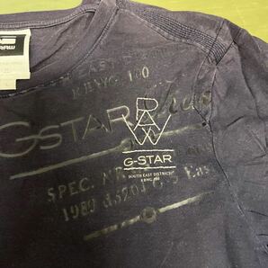 G-STAR RAW ジースターロー デニム 長袖Tシャツ Tシャツ ロンT メンズ サイズL ネイビーの画像3