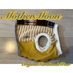 ★ ハンドメイドmathermoon＿handmade★犬服★７号★パッチワークタンクトップ★ブルドックwafflesm2ichichiptrip