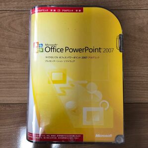 【旧商品/メーカー出荷終了/サポート終了】 Microsoft Office PowerPoint 2007 アカデミック