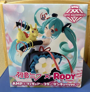 新品未開封◆初音ミク×Rody AMP＋ フィギュア ～39／サンキューver.～