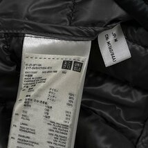 UNIQLO ユニクロ フード付き ウルトラライトダウンジャケット ジャンパー ブルゾン Mサイズ / 黒 ブラック レディース k-200_画像9