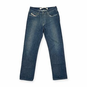 DIESEL ディーゼル 色落ち デニムパンツ ジーパン ジーンズ W32/インディゴ/ボタンフライ/イタリア製