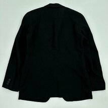 ISSEY MIYAKE MEN イッセイミヤケ ウール テーラードジャケット サイズ2/ブラック 黒/メンズ 日本製 モード_画像7