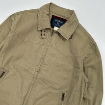 Woolrich ウールリッチ ジップアップ ワーク ジャケット Lサイズ /メンズ/コットン/アメカジ/サファリ/ミリタリー/カーキベージュ系_画像2