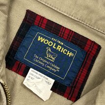 Woolrich ウールリッチ ジップアップ ワーク ジャケット Lサイズ /メンズ/コットン/アメカジ/サファリ/ミリタリー/カーキベージュ系_画像4