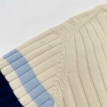 80s FRED PERRY フレッドペリー ウールブレンド ニット セーター L/アイボリー/メンズ/ヒットユニオン/ビンテージ_画像9