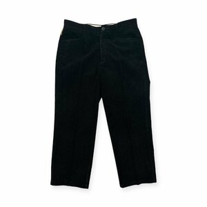 イタリア製◆ARMANI JEAN アルマーニ スラックスパンツ ボトムス コーデュロイ 起毛 50/ブラック/ジョルジオアルマーニジャパン代理/メンズ