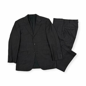 上下◆TAKEO KIKUCHI × Loro Piana SUPER 120'S シルク混 セットアップ スーツ 段返り3B テーラードジャケット スラックスパンツ 日本製