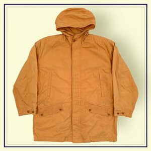 allegri アレグリ 綿×ナイロン 薄手 ライト マウンテンパーカー コート ジャケット Lサイズ / うすオレンジ メンズ 紳士 ビンテージ