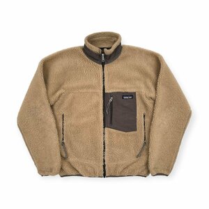 希少サイズ Patagonia パタゴニア カナダ製 2002年製 Classic Retro-X クラシック レトロｘ フリース ジャケット XS /ベージュ/男女でも