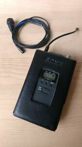 SONY UHFシンセサイザートランスミッター WRT-822 & おまけECM-77BC（どちらもジャンク品）