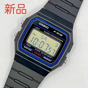 新品 CASIO F-91W ブラック クォーツクロノグラフの画像1