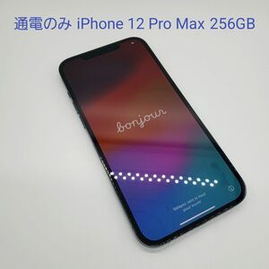 通電のみ iPhone 12 Pro Max 256GB パシフィックブルー SIMフリー