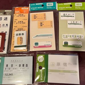 新品未使用 トレインシリーズ JR メモ帳 回数券 切符