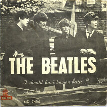 7 BEATLES[I SHOULD HAVE KNOWN BETTER]ノルウェー独自ORG! ビートルズ_画像1