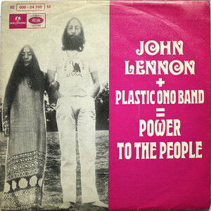 7 JOHN LENNON[POWER TO THE PEOPLE]ポルトガルORG! PLASTIC ONO BAND ジョンレノン