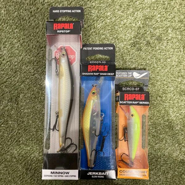 RAPALA ラパラ リップストップ シャドーラップ スキャッター カウントダウン セット