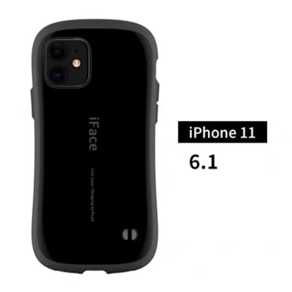 ブラック　iFace iPhone11対応　ケース First Class ハードケース アイフォン 耐衝撃 落下防止 ストラップ穴付き　箱付き