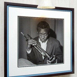 マイルス・ディビス/Birdland.NYC. 1949/アート ピクチャー 額装/Miles Davis/バードランド/Gumbo Art/Jazz/ジャズ トランペット モノクロの画像7