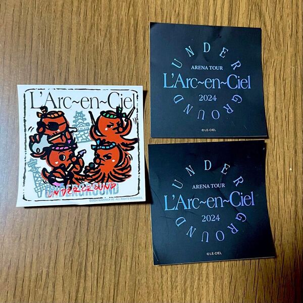 L'Arc〜en〜Ciel ラルク ステッカー UNDERGROUND エルロト シール グッズ アリーナツアー L'loto