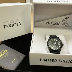 14364 INVICTA インビクタ 24972 スヌーピー ブラック 自動巻 ユニセック ※説明と画像をご確認下さいの画像1