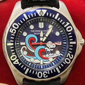 14370 DUFFER×SNOOPY DIVER'S WATCH スヌーピー ソーラー ダイバーズ ※説明と画像をご確認下さいの画像5