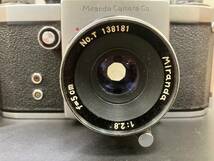 14565 貴重 Miranda Camera ミランダ Miranda S 1:2.8 f=5cm 一眼レフカメラ ※説明と画像をご確認下さい_画像2