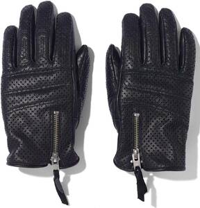 発送レターパック KADOYA(カドヤ) K'S LEATHER（ケーズレザー） バイク グローブ ROX GLOVE - PL LL ブラック 3359