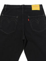 リーバイス レッド W30 プリーテッド トラウザー デニムパンツ 定価13200円 ブラック Levi’ｓ Red PLEATED TROUSER　A11200001_画像7