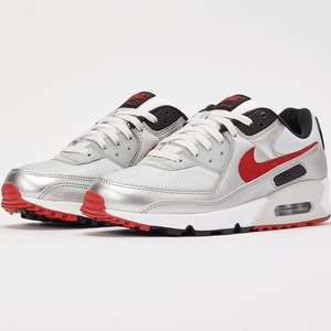 ナイキ 28cm エアマックス 90 定価14300円 フォトンダスト レッド シルバー AIR MAX