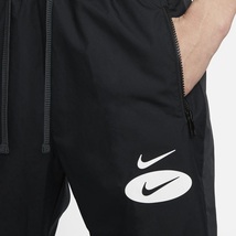 ナイキ 2XL スウッシュ ウーブンパンツ ブラック グレー SWOOSH ナイロン ボトムス_画像4