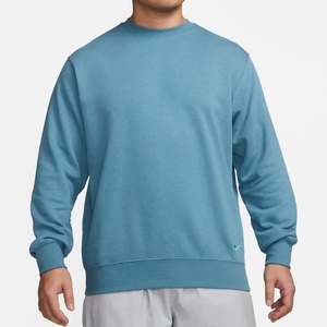  Nike 3XL French Terry спортивная фуфайка шум aqua обратная сторона шерсть вырез лодочкой футболка Logo ....4L